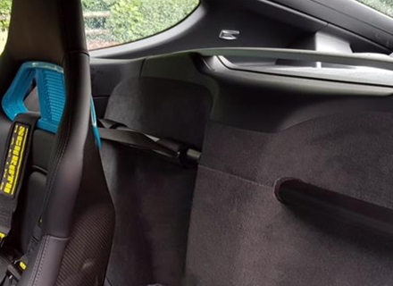 Harnais de sécurité léger à 2 points, noir. Porsche 981 Cayman / 718 Cayman - 950, 950/00